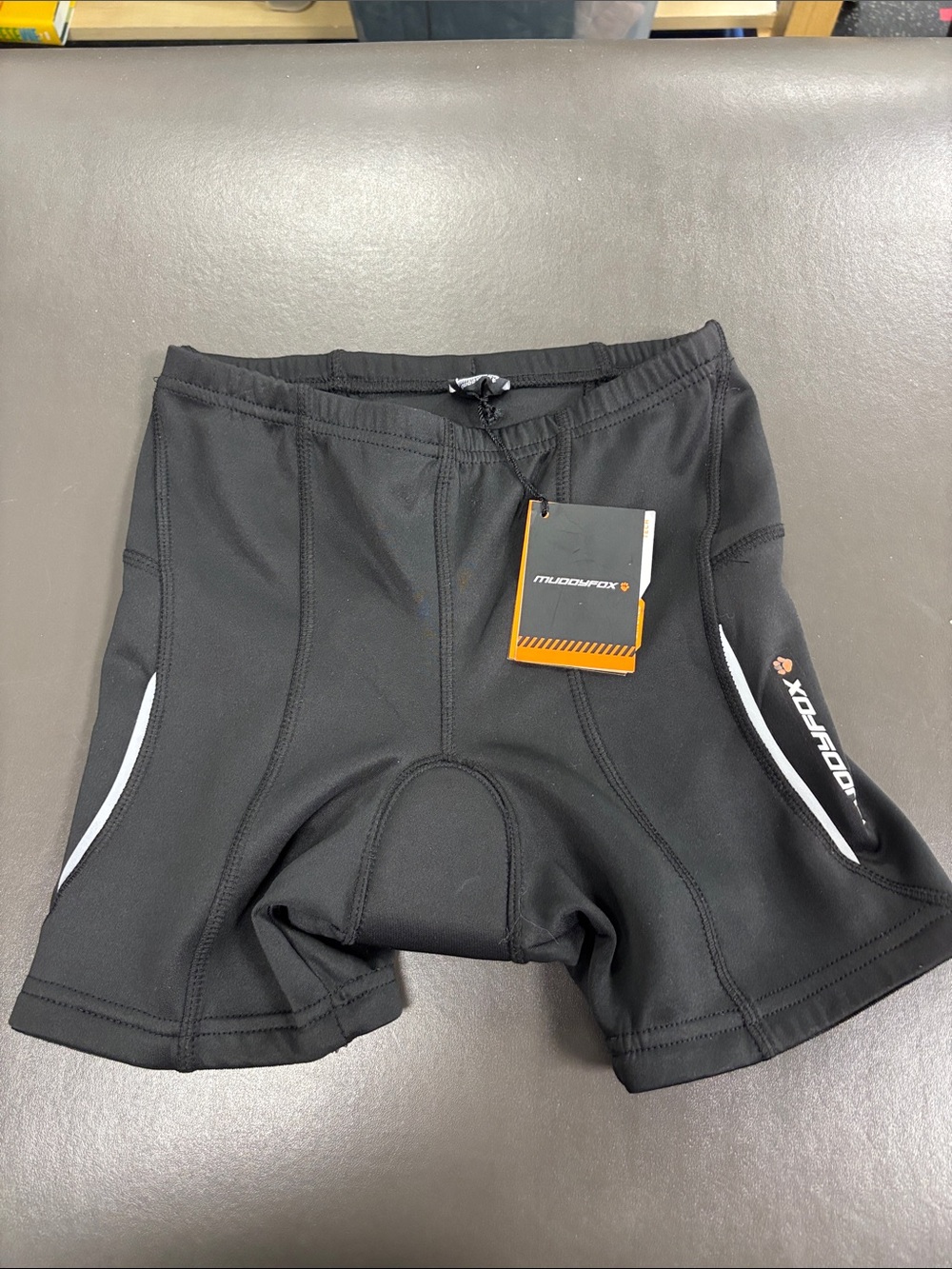 Boy’s Black Performance Cycling Shorts NWT Size 11-12 yrs UK/ US 12